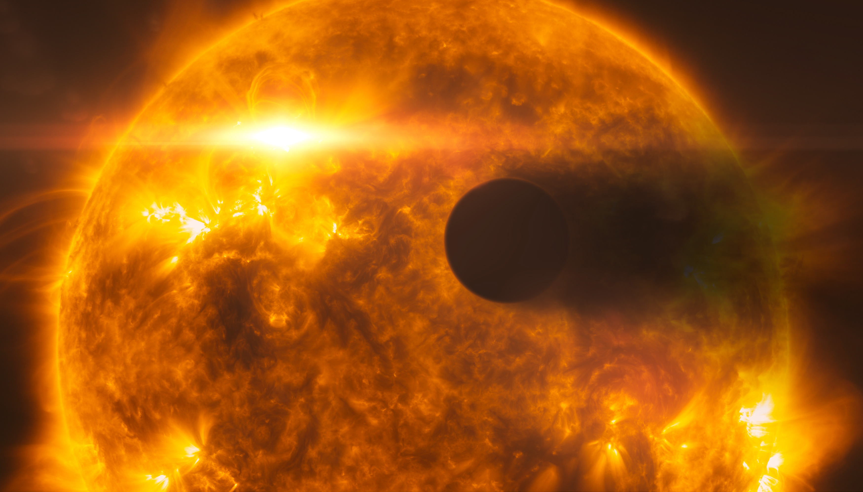 Alien Planet's Evaporating Atmosphere Caused by Star Eruption